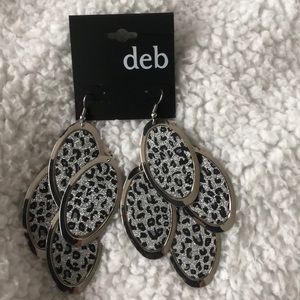 Deb Leopard print earrings